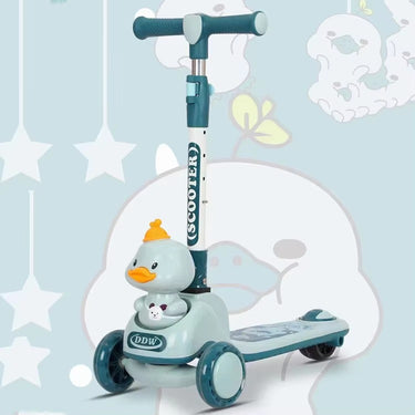 DUCK FACE 3 WHEEL SMART FOLDABLE SCOOTY WITH LIGHT